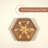 Buy Wooden Jigsaw Puzzle, Dice Box and Star Cube Puzzle Game for Kids 6 to 8 Year Old